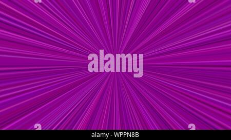 Purple psychedelic abstract starburst background - vector graphic design from striped rays Stock Vector