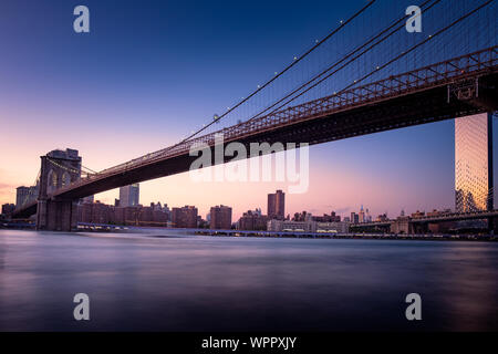 Last summer nights at Brooklyn, Manhattan, New York, USA Stock Photo