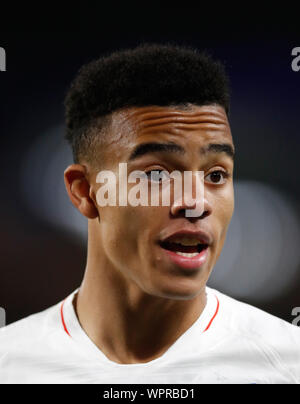 England's Mason Greenwood during the 2019 UEFA European Under-21 Championship match at the KCOM Stadium, Kingston-upon-Hull. Stock Photo