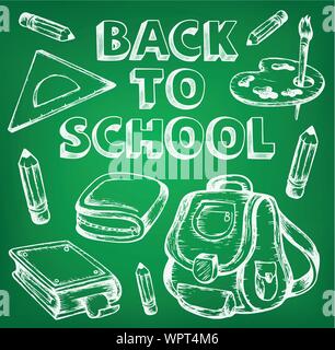 Back to school thematic image 7 Stock Vector