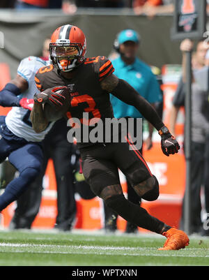 Browns Odell Beckham Signed Orange Nike On Field Limited Jersey