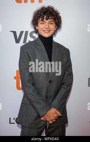 Toronto, Ontario, Canada. 09th Sep, 2019. Noah Jupe attends the premiere of 'Ford V. Ferrari' during the 44th Toronto International Film Festival, tiff, at Roy Thomson Hall in Toronto, Canada, on 09 September 2019. | usage worldwide Credit: dpa picture alliance/Alamy Live News Stock Photo