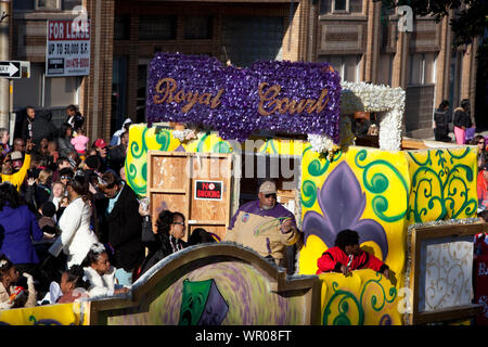 Mardi Gras, Mobile, Alabama Stock Photo