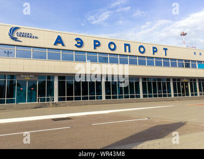 Voronezh, Russia - July 14, 2018: The building of the Voronezh airport Stock Photo