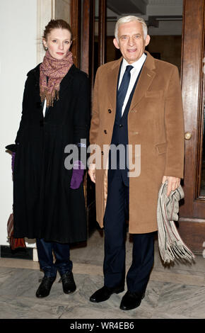 8.12.2012 Warsaw, Poland. Pictured: Jerzy Buzek with his daughter Agata