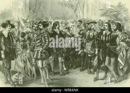 Fancy dress ball at Marlborough House: Ladies costumes. Pall Mall ...