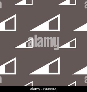speaker Volume icon sign. Seamless pattern on a gray background. Vector Stock Vector