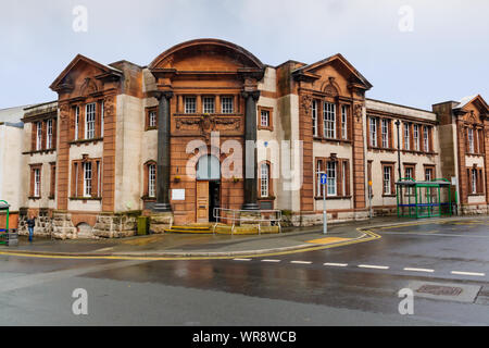 Denbighshire County Council offices in Ruthin North Wales the administrative office for the county borough Council Stock Photo