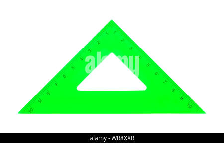 Architecture tools - Set of ruler, triangle and protractor on white  background Stock Photo - Alamy