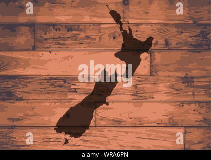 New Zealand Brand Stock Vector