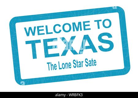 Welcome To Texas Stock Vector