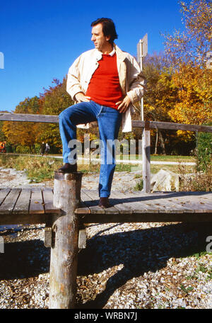 Klaus Wennemann, deutscher Schauspieler, Deutschland 1988. German actor Klaus Wennemann, Germany 1988. Stock Photo