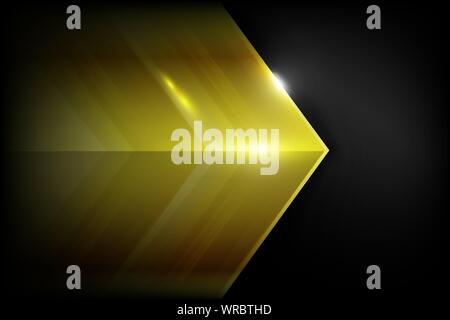 Dark and golden overlap element abstract background vector illustration eps10 Stock Vector