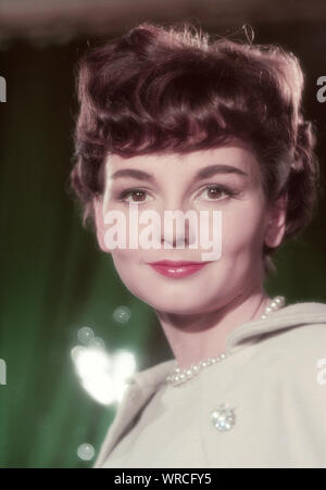 Ingrid Andree, deutsche Schauspielerin, Deutschland 1957. German actress Ingrid Andree, Germany 1957. Stock Photo