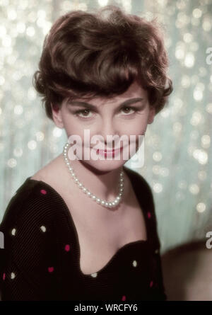 Ingrid Andree, deutsche Schauspielerin, Deutschland 1958. German actress Ingrid Andree, Germany 1958. Stock Photo