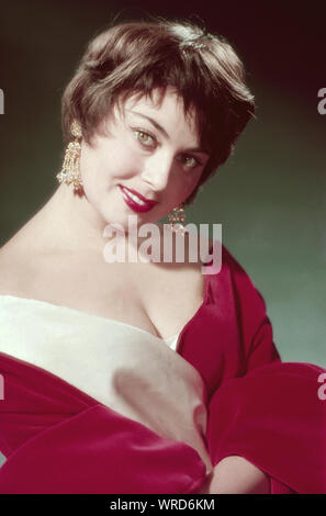 Elma Karlowa, jugoslawische Schauspielerin, Deutschland 1961. Yugoslavian actress Elma Karlowa, Germany 1961. Stock Photo