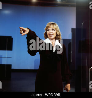 Hildegard Knef, deutsche Sängerin und Schauspielerin, Deutschland 1979. German chanson singer and actress Hildegard Knef, Germany 1979. Stock Photo