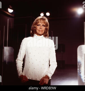 Hildegard Knef, deutsche Sängerin und Schauspielerin, Deutschland 1977. German chanson singer and actress Hildegard Knef, Germany 1977. Stock Photo