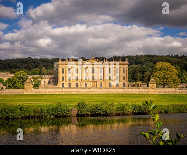 Chatsworth House, Derbyshire, UK Stock Photo