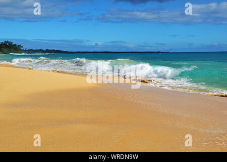 Makena Beach on maui Stock Photo