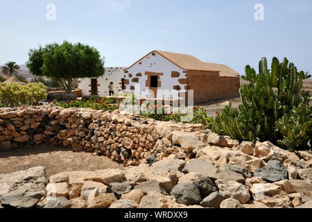 Traditional house in La Alcogida, Tefia. Fuerteventura, Canary islands. Spain Stock Photo
