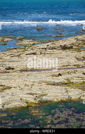 Detail of the beach, known as La Concha, in San Sebastian city. Stock Photo