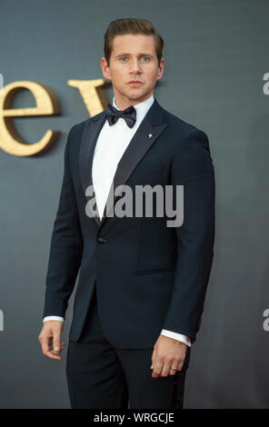 London - England - Sep 9: Allen Leech attends the 'World Premiere Of Downton Abbey' in Leicester Square, London, UK on the 9 September 2019. Gary Mitc Stock Photo