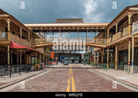 Orlando, Florida. August 17, 2019. Church Street Station at downtown area Stock Photo