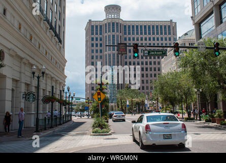 Orlando, Florida. August 17, 2019. St. James Cathedral at downtown area Stock Photo