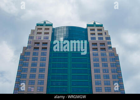 Orlando, Florida. August 17, 2019. Top view of Suntrust building at downtown area Stock Photo