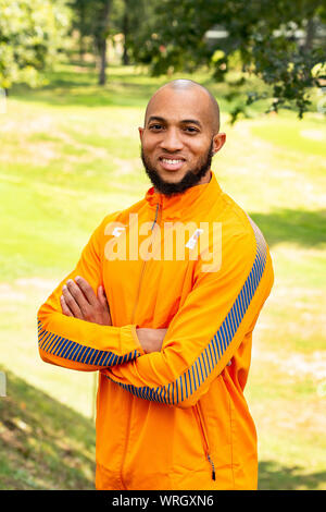 ARNHEM, 10-09-2019, team presentation World Athletics Championship in Doha, running athlete Christoper Garia Stock Photo