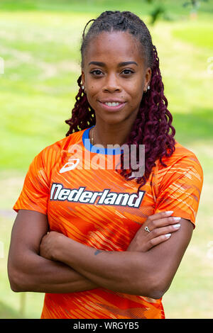 Arnhem, Nederland. 10th Sep, 2019. ARNHEM, 10-09-2019, team presentation World Athletics Championship in Doha, running athlete Jamile Samuel Credit: Pro Shots/Alamy Live News Stock Photo