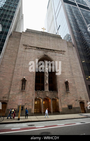 St Peters in the Loop church crucifix Chicago Illinois USA Stock Photo