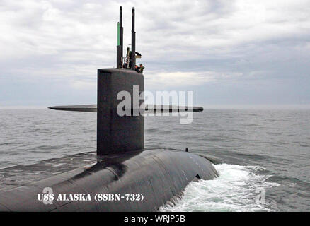 USS ALASKA (SSBN-732) Stock Photo