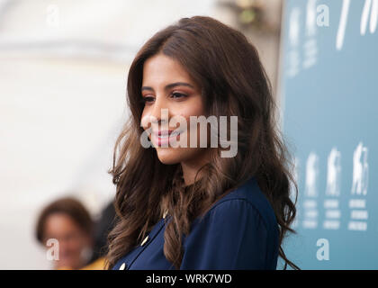 Venice, Italy, 29th August 2019, Dhay at the photocall for the film The Perfect Candidate at the 76th Venice Film Festival, Sala Grande. Credit: Doreen Kennedy Stock Photo