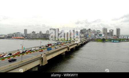 Abidjan, infranstructures Stock Photo