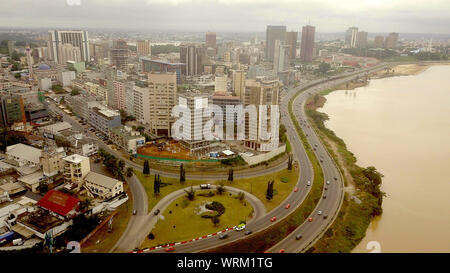 Abidjan, infranstructures Stock Photo