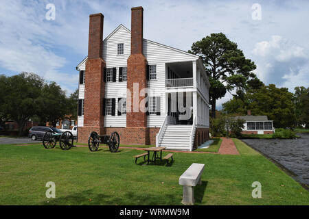 The Penelope Barker House located in Edenton North Carolina Stock