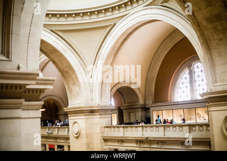 June 6th, 2018: The interior of the Metropolitan Museum of Art of New York City, New York City, New York, United States Stock Photo
