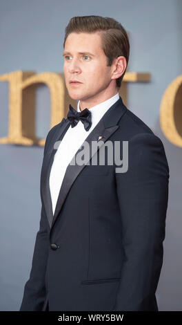 London, UK. 09th Sep, 2019. Allen Leech attends the World Premiere Of Downton Abbey at Leicester Square in London. Credit: SOPA Images Limited/Alamy Live News Stock Photo