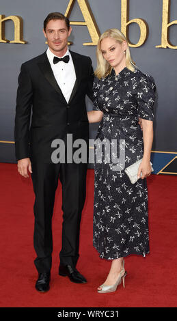 London, UK. 09th Sep, 2019. Max Brown and Annabelle Horsey attend the Downton Abbey World Premiere at Cineworld Leicester Square in London. Credit: SOPA Images Limited/Alamy Live News Stock Photo