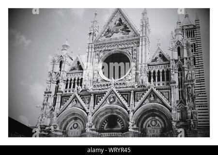 Low Angle View Of Siena Cathedral