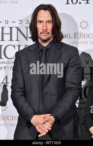 Tokyo, Japan. 10th Sep, 2019. Keanu Reeves attending the 'John Wick: Chapter 3 - Parabellum' premiere at Roppongi Hills on September 10, 2019 in Tokyo, Japan. Credit: Geisler-Fotopress GmbH/Alamy Live News Stock Photo