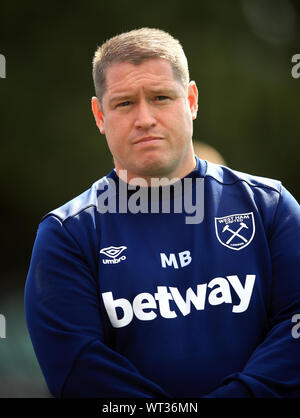 West Ham United Ladies' Manager Matt Beard during the Women's Super