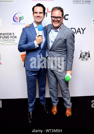 Alan Carr during the 15th BGC annual charity day at Canary Wharf in