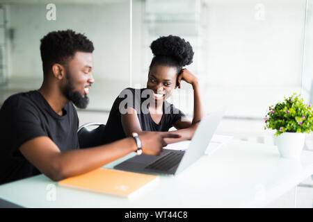 modern business partners having meeting in office Stock Photo