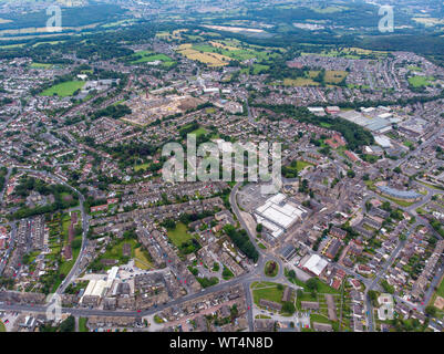 Aerial photo of the town known as Yeadon within the metropolitan ...