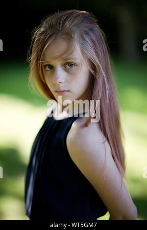 Sonya Maltseva, (Russia), in Kelsey Park, Beckenham, Kent, England Stock Photo