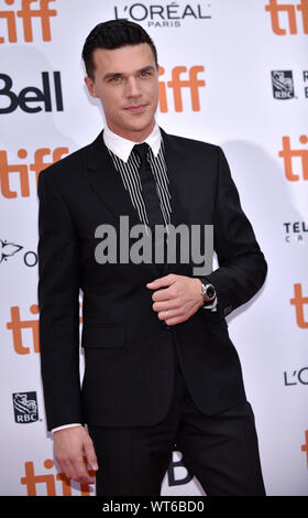 Toronto, Canada. 11th Sep, 2019. Finn Wittrock arrives for the premiere of 'Judy' at the Princess of Wales Theatre during the Toronto International Film Festival in Toronto, Canada on Tuesday, September 10, 2019. Photo by Chris Chew/UPI Credit: UPI/Alamy Live News Stock Photo