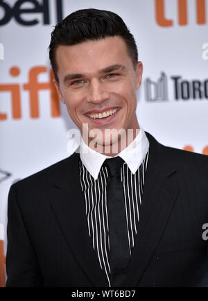 Toronto, Canada. 11th Sep, 2019. Finn Wittrock arrives for the premiere of 'Judy' at the Princess of Wales Theatre during the Toronto International Film Festival in Toronto, Canada on Tuesday, September 10, 2019. Photo by Chris Chew/UPI Credit: UPI/Alamy Live News Stock Photo